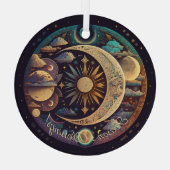 Erstellen Sie Ihren eigenen mystischen Halbmond & Ornament Aus Glas (Rückseite)