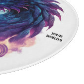 Erstellen Sie Ihren eigenen mystischen Lila Drache Schneidebrett (Ecke)