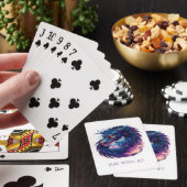 Erstellen Sie Ihren eigenen mystischen Lila Drache Spielkarten (In Situ)