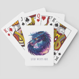 Erstellen Sie Ihren eigenen mystischen Lila Drache Spielkarten