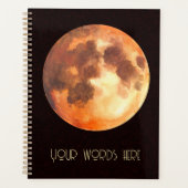 Erstellen Sie Ihren eigenen mystischen Orangenmond Planer (Vorderseite)