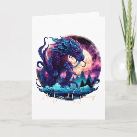 Erstellen Sie Ihren eigenen mythischen Kraken-Wass Karte (Vorderseite)