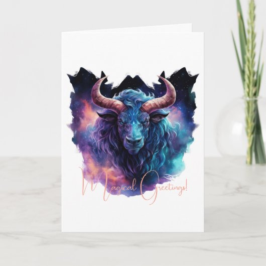 Erstellen Sie Ihren eigenen mythischen Minotaur Bu Karte (Vorderseite)