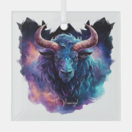 Erstellen Sie Ihren eigenen mythischen Minotaur Bu Ornament Aus Glas