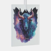 Erstellen Sie Ihren eigenen mythischen Minotaur Bu Ornament Aus Glas (Vorderseite Rechts)