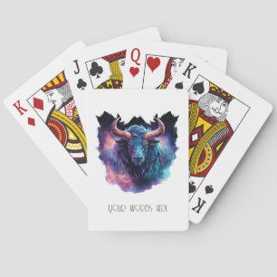 Erstellen Sie Ihren eigenen mythischen Minotaur Bu Spielkarten