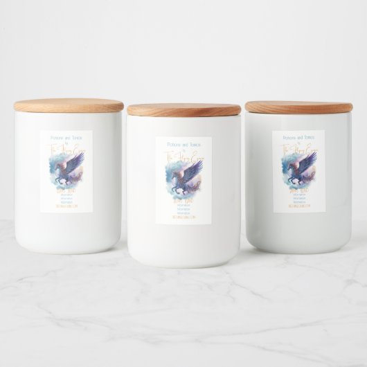 Erstellen Sie Ihren eigenen mythischen Pegasus Lebensmitteletikett (Flaschen)