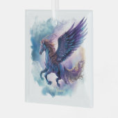 Erstellen Sie Ihren eigenen mythischen Pegasus Ornament Aus Glas (Vorderseite links)