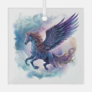Erstellen Sie Ihren eigenen mythischen Pegasus Ornament Aus Glas