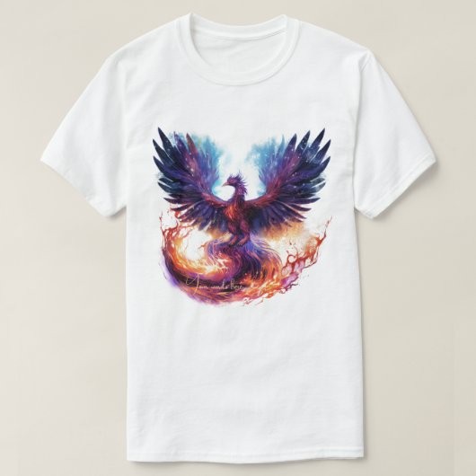 Erstellen Sie Ihren eigenen mythischen Phoenix-Fir T-Shirt (Design vorne)