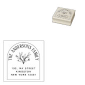 Erstellen Sie Ihren eigenen Namen für die Blumenbl Gummistempel (Stempel)