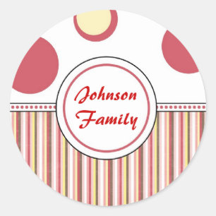 ERSTELLEN SIE IHREN EIGENEN NAMEN/INITIALEN RUNDER AUFKLEBER