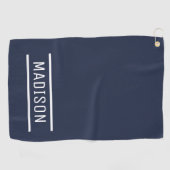 Erstellen Sie Ihren eigenen Namen Personalisiert G Golfhandtuch (Horizontal)