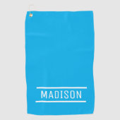 Erstellen Sie Ihren eigenen Namen Personalisiert Golfhandtuch (Vorderseite)