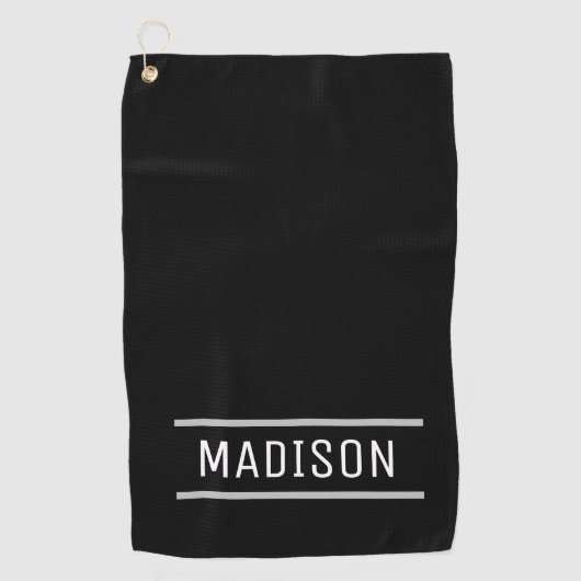 Erstellen Sie Ihren eigenen Namen Personalisiert Golfhandtuch (Vorderseite)