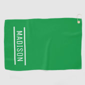 Erstellen Sie Ihren eigenen Namen Personalisiert Golfhandtuch (Horizontal)