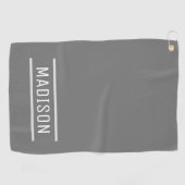 Erstellen Sie Ihren eigenen Namen Personalisiert Golfhandtuch (Horizontal)