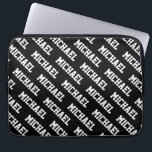 Erstellen Sie Ihren eigenen Namen Personalisiert Laptopschutzhülle<br><div class="desc">Erstellen Sie Ihren eigenen Namen Personalisiert Laptop-Sieb. Fügen Sie einfach einen Namen in die Vorlage und machen Sie ein elegantes Laptop-Sleeves für sich oder ein Geburtstagsgeschenk oder Weihnachtsgeschenk für Familie oder Freunde.</div>