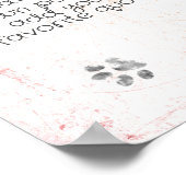 Erstellen Sie Ihren eigenen niedlichen Hundeschlit Poster (Ecke)