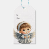 Erstellen Sie Ihren eigenen Niedlichen Jungen Weih Geschenkanhänger (Vorderseite)