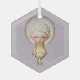 Erstellen Sie Ihren eigenen Niedlichen Mondjungen Ornament Aus Glas