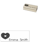 Erstellen Sie Ihren eigenen niedlichen Namen Herzs Gummistempel (Stempel)