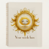 Erstellen Sie Ihren eigenen Niedlichen Sonnenschei Planer (Vorderseite)