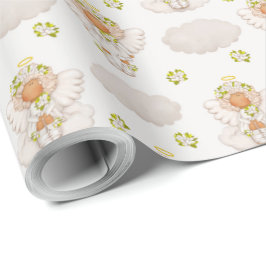 Erstellen Sie Ihren eigenen Niedlichen Tiny Angel Geschenkpapier