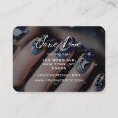 Erstellen Sie Ihren eigenen Night Sky Nail Technik Visitenkarte (Rückseite)
