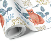 Erstellen Sie Ihren eigenen Nordic Red Cat Geschenkpapier (Rolleneckpunkt)