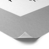 Erstellen Sie Ihren eigenen Notiz personalisieren Poster (Ecke)