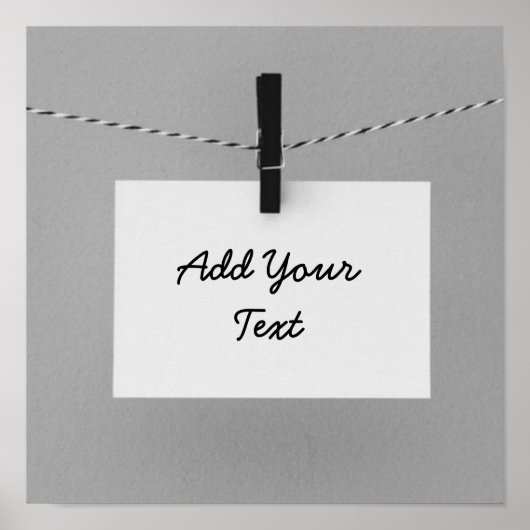 Erstellen Sie Ihren eigenen Notiz personalisieren Poster (Vorne)