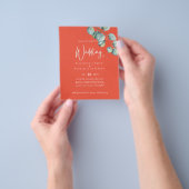 Erstellen Sie Ihren eigenen ORANGE Eukalyptus Wedd Flyer (Gruppe)