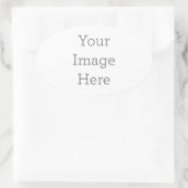 Erstellen Sie Ihren eigenen Oval-Aufkleber Ovaler Aufkleber (Tasche)