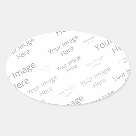 Erstellen Sie Ihren eigenen Oval Matte Aufkleber. Ovaler Aufkleber (Vorderseite)