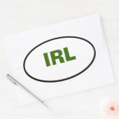 Erstellen Sie Ihren eigenen Oval-Zazzsticker mit e Ovaler Aufkleber (Umschlag)