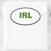 Erstellen Sie Ihren eigenen Oval-Zazzsticker mit e Ovaler Aufkleber (Tasche)