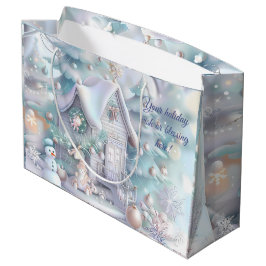 Erstellen Sie Ihren eigenen, pastellfarbenen Weihn Große Geschenktüte