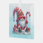Erstellen Sie Ihren eigenen Peppermint Candy Weihn Ornament Aus Glas (Vorderseite links)
