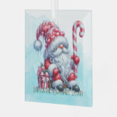 Erstellen Sie Ihren eigenen Peppermint Weihnachtsg Ornament Aus Glas (Vorderseite links)