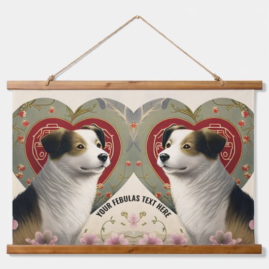 Erstellen Sie Ihren eigenen Personalisierten, benu Wandteppich Mit Holzrahmen (Vorne)