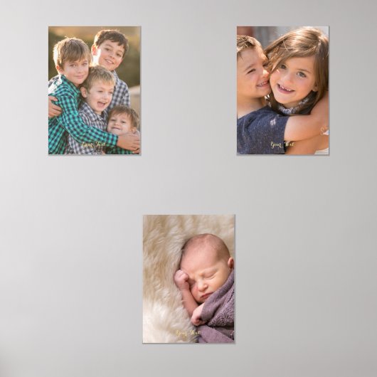 Erstellen Sie Ihren eigenen Personalisierten benut Bilderwand Sets (Vorderseite)