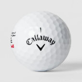 Erstellen Sie Ihren eigenen Personalisierten Calla Golfball (Logo)