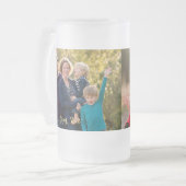 Erstellen Sie Ihren eigenen Personalisierten Foto- Mattglas Bierglas (Vorderseite Links)