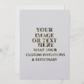 Erstellen Sie Ihren eigenen Personalisierten Gebur Einladung (Vorne/Hinten)