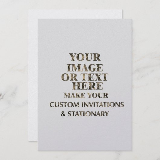 Erstellen Sie Ihren eigenen Personalisierten Gebur Einladung (Vorne/Hinten)