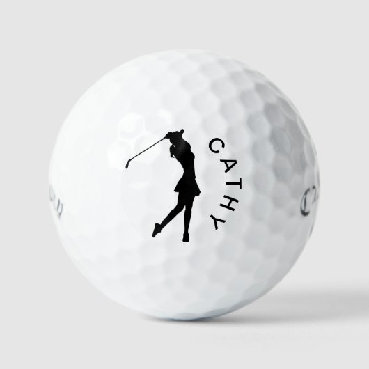 Erstellen Sie Ihren eigenen Personalisierten Golfe Golfball (Vorderseite)