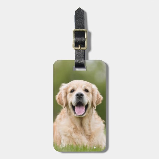 Erstellen Sie Ihren eigenen Personalisierten Hund Gepäckanhänger (Vorderseite vertikal)