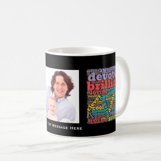 Erstellen Sie Ihren eigenen Personalisierten Vater Kaffeetasse (VorderseiteRechts)