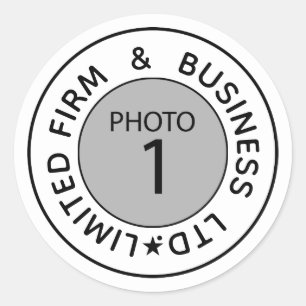 Erstellen Sie Ihren eigenen Personalisierten Vorla Runder Aufkleber